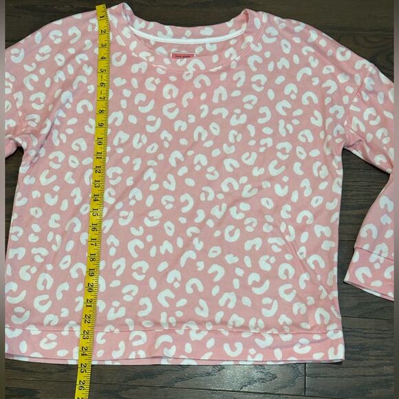 Kate Spade Pink Animal Print PJ Top Size XL - Picture 6 of 7